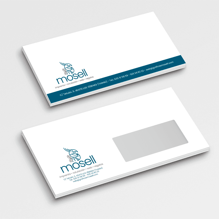 Sobres personalizados para empresas e instituciones