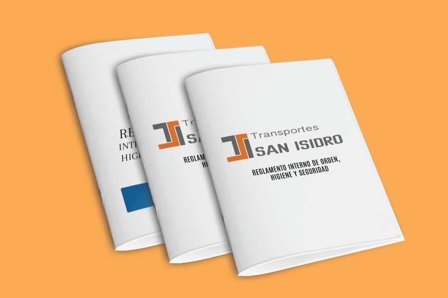 Reglamentos internos y manuales empresariales impresos