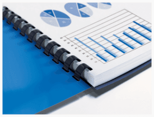 Anillados para trabajos, manuales, informes y documentos